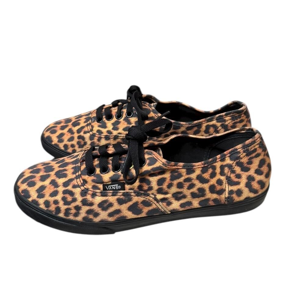 Vans Authentic Lowpro Leopard Women’s Sneakers 9.5 - Picture 2 of 7